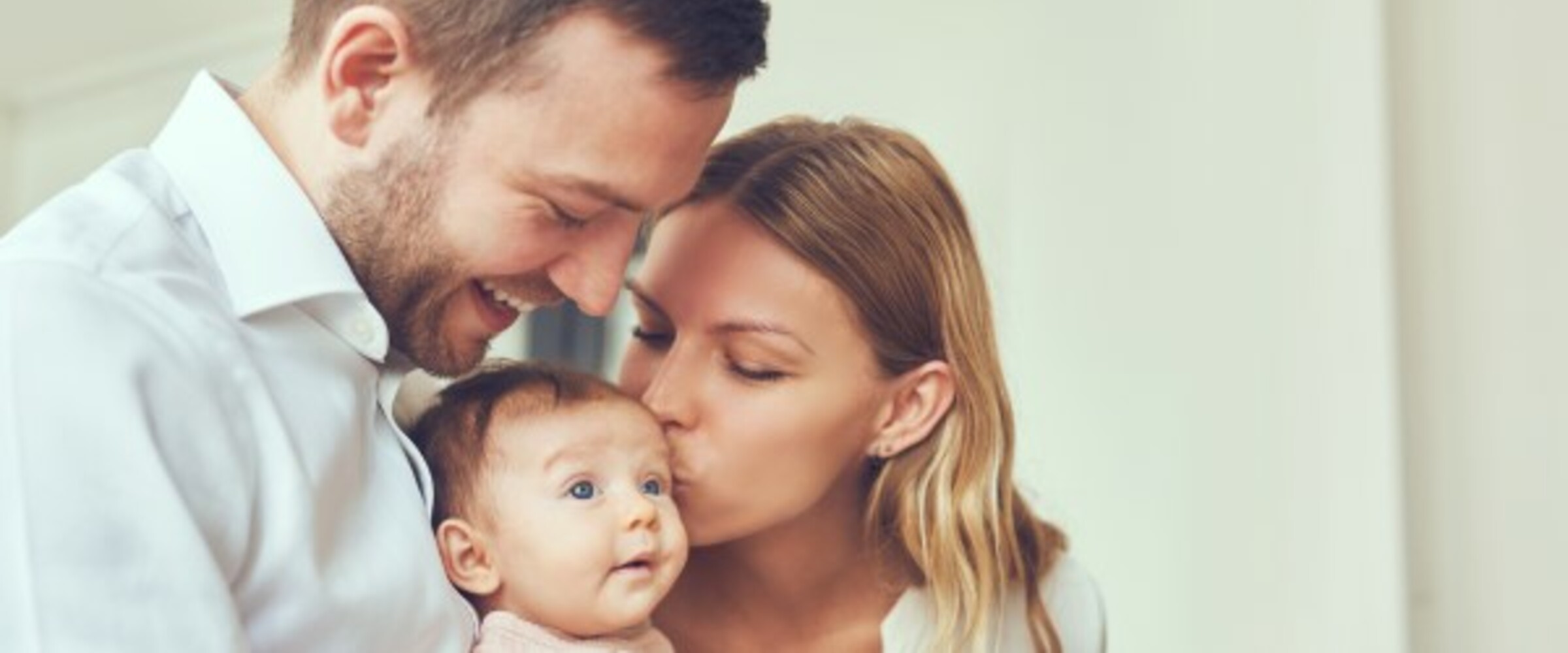 Mum and dad with baby