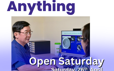 Ask Us Anything at Open Fertility Sessions on Saturday Mornings